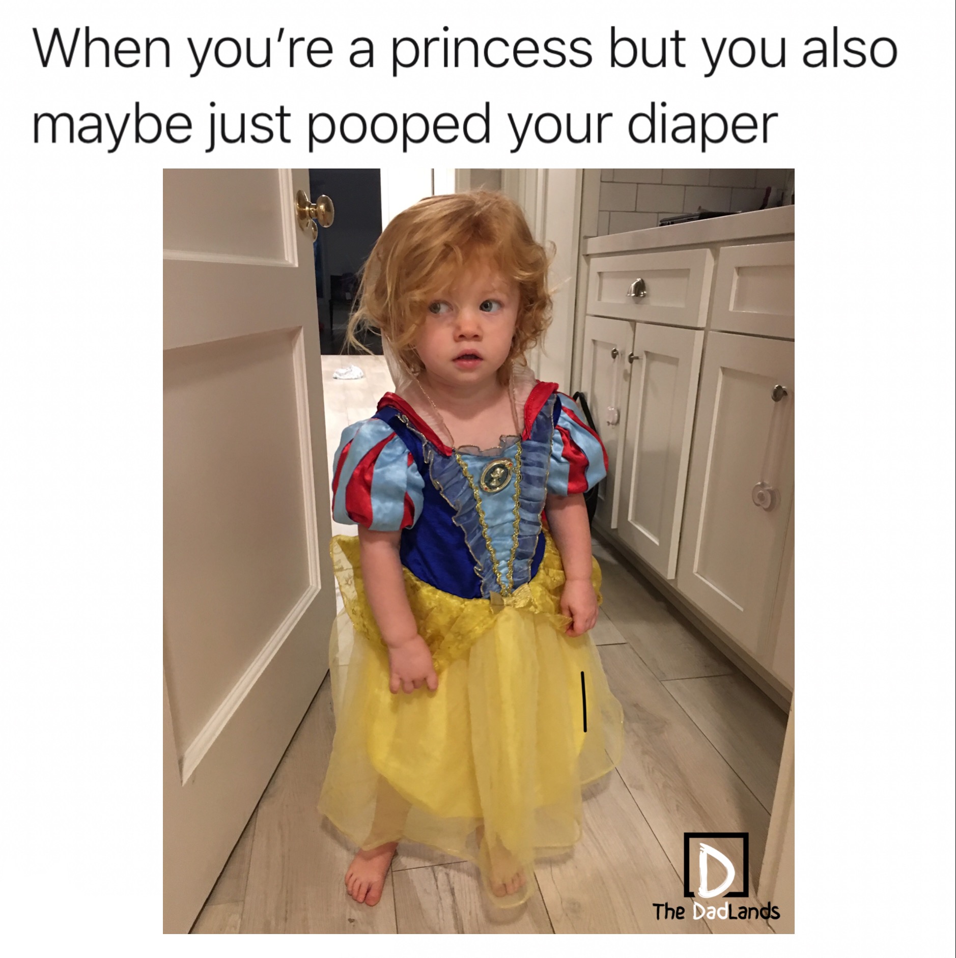 Princess pooped diaper